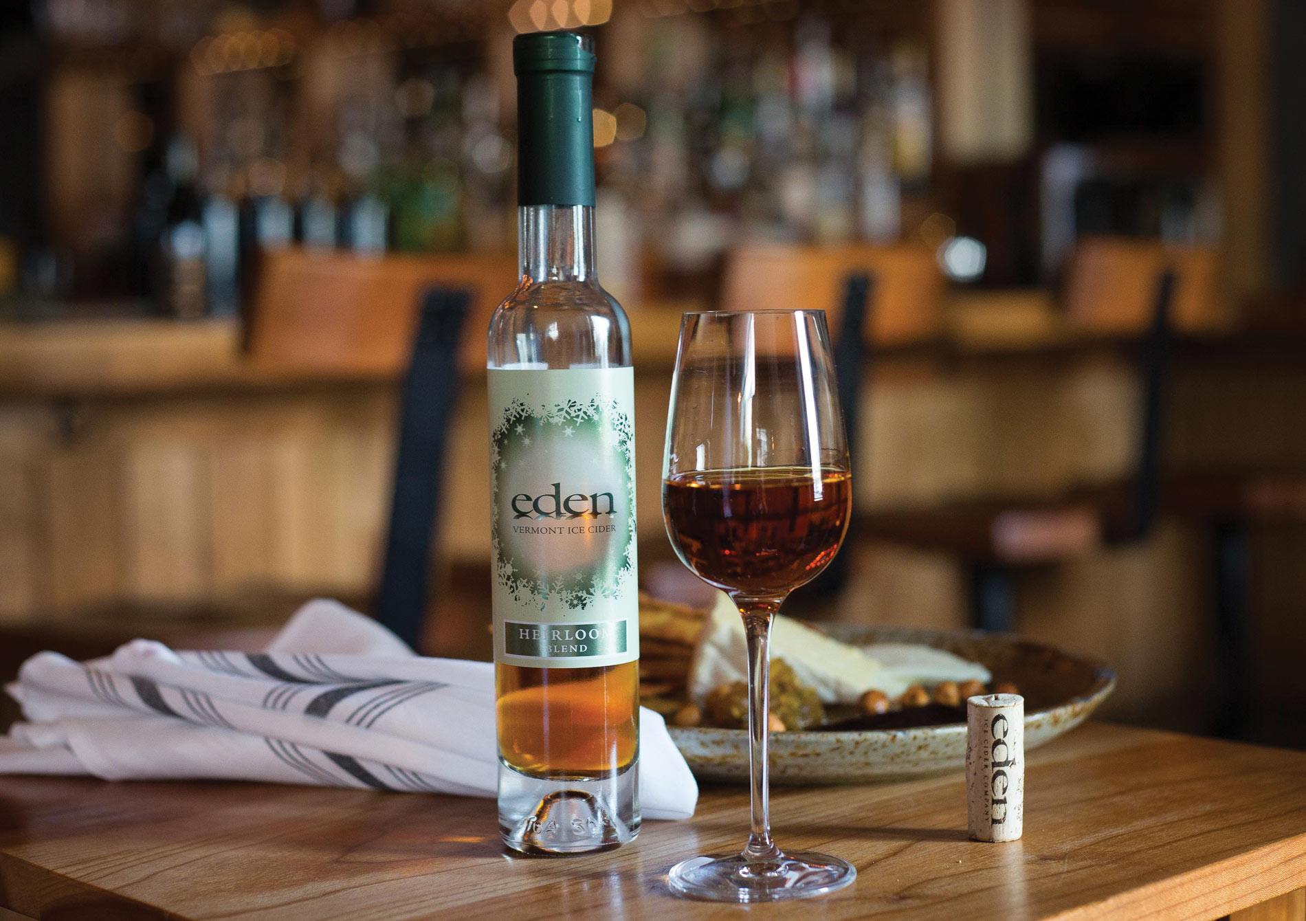 Eden Cider Tasting in the Lobby Hotel Vermont